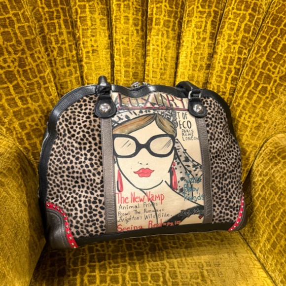 Retired Brighton Iconic Fashionista Handbag Brighton Art Deco Purse - Picture 5 of 10